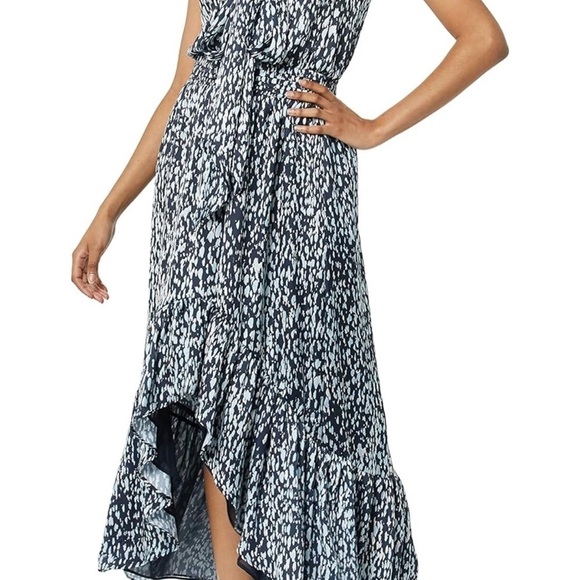 NWT- Ramy Brook - Printed Berlin High Low Maxi Dress- Large - Picture 4 of 4